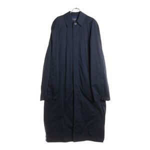 Balenciaga Over Coat Check Lining Oversize Trench Coat Navy 768919 Tbp01